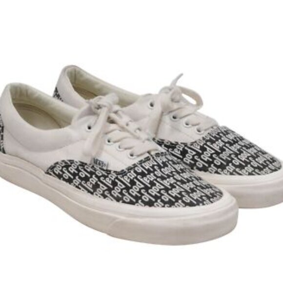 VERY RARE SUPER CLEAN VANS Fear of God x Era 95 DX Collection 2 White SIZE 10.5 - Picture 1 of 4